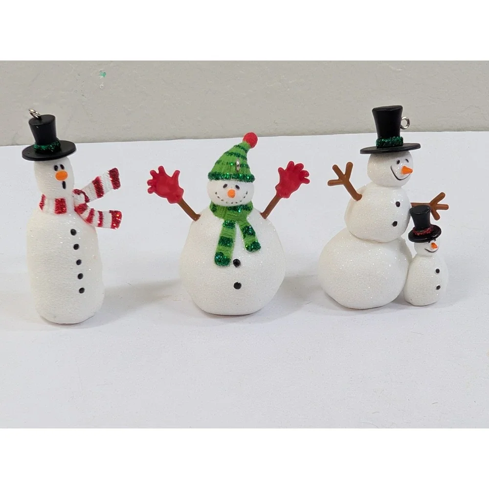 Hallmark Keepsake Ornament The Friendly Snowmen Set of 3 Ornaments 2008